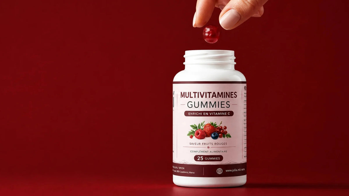 Jolli Multivitamines Gummies – Énergie, Immunité & Vitalité